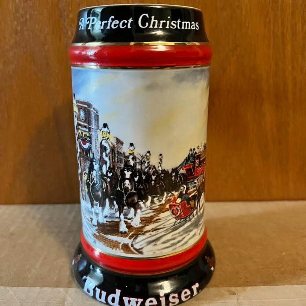 1992 COLLECTOR SERIES BUDWEISER ANHEUSER BUSCH CLYDESDALE STEIN